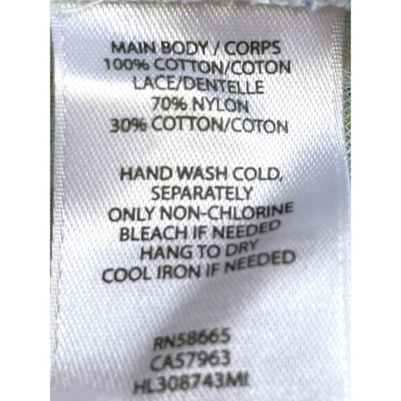 Hinge Nordstroms Sz 1X Womens Tunic Top Shirt Turquoise Plaid 100% Cotton Blouse - Picture 6 of 6